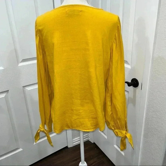 Urban Outfitters Linen Blend Boho Button front Blouse / shirt ❤️ - Picture 10 of 10